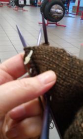 Knitting on the go